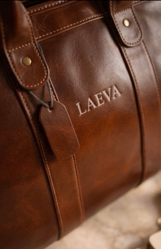 LAEVA Signature Duffle Bag - Brown
