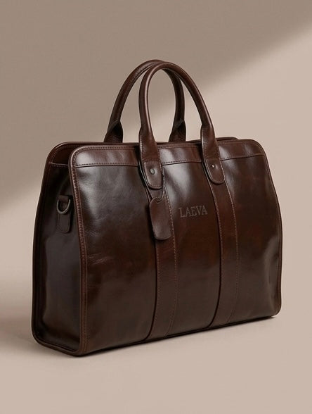 LAEVA Signature Duffle Bag - Brown