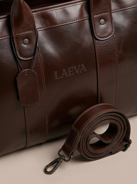 LAEVA Signature Duffle Bag - Brown